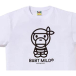 A Bathing Ape Pirate Baby Milo Tee белый