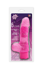 Вибратор Dream Toys Jelly Joy Elastic Enigma, 15 см, розовый
