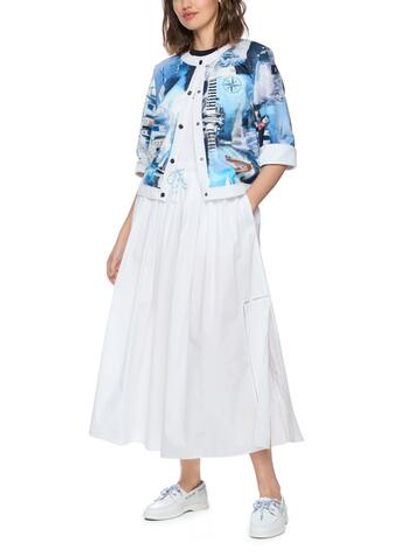 Marc Cain Юбка из хлопка с эластичным поясом