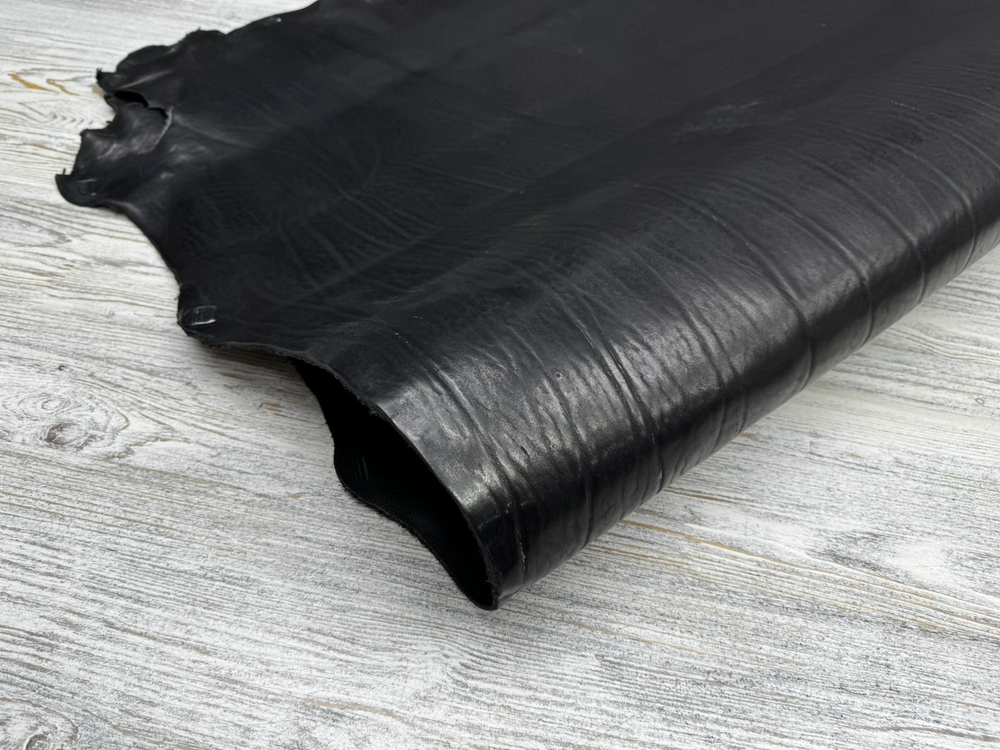 Ременная кожа Oregona Wave Nero (2,8+мм), цв. Черный