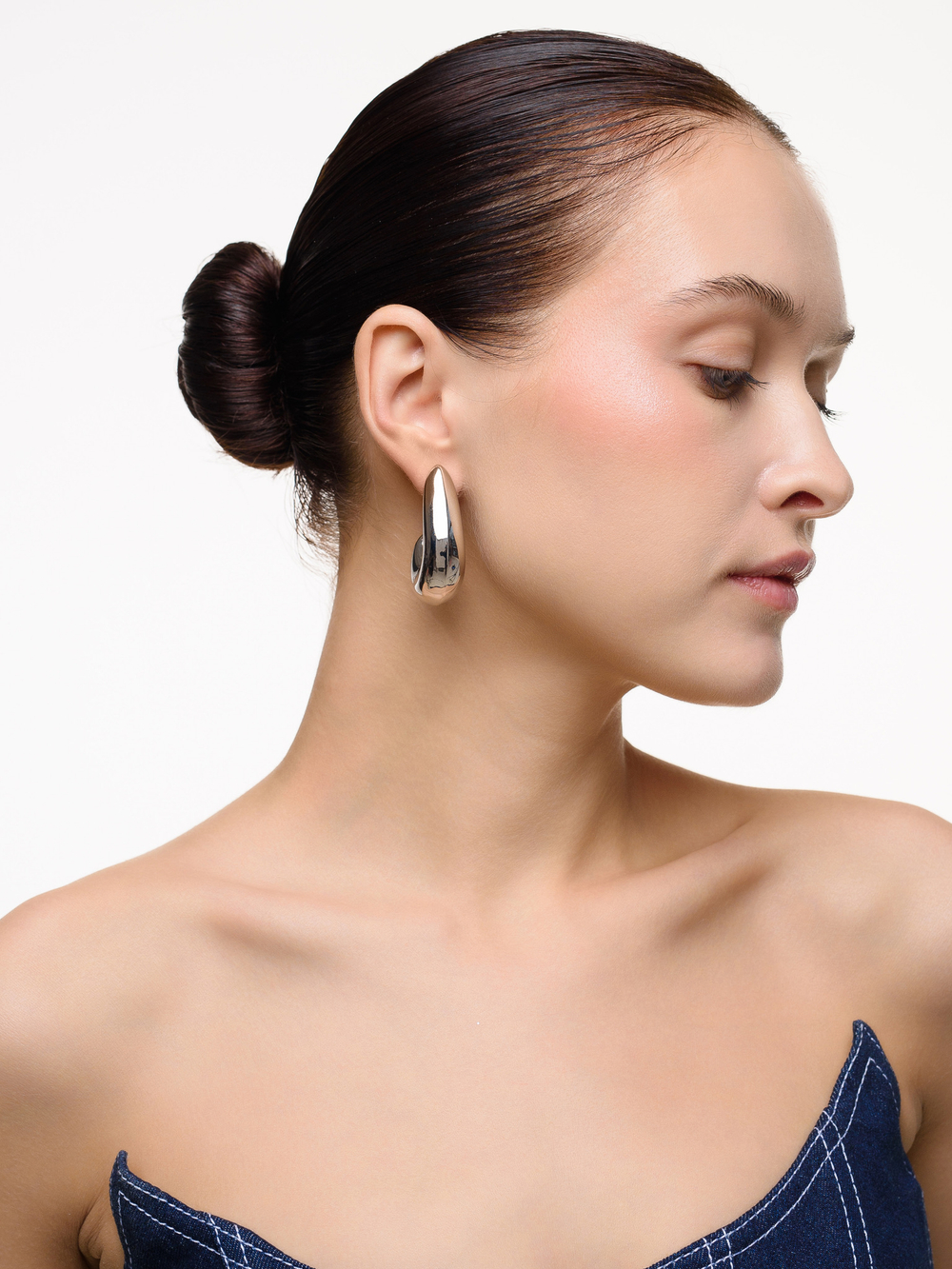 Серьги "Flame" Silver