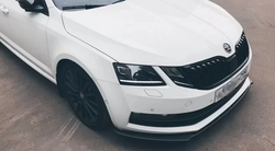 Сплиттер переднего бампера Skoda OctavIa A7 RS