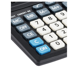 Калькулятор настольный Eleven Business Line CMB801-BK, 8 разрядов, двойное питание, 102*137*31мм, черный CMB801-BK