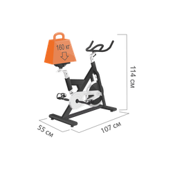 Велотренажер спин-байк PROXIMA VELOS