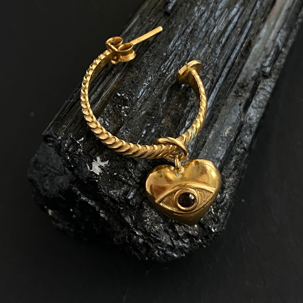 Серьги FALX RINGS позолота