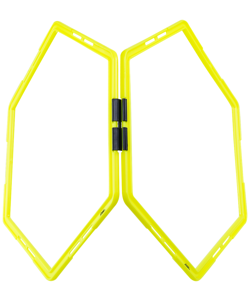 Набор шестиугольных напольных обручей Agility Hoops JA-216, 6 шт.