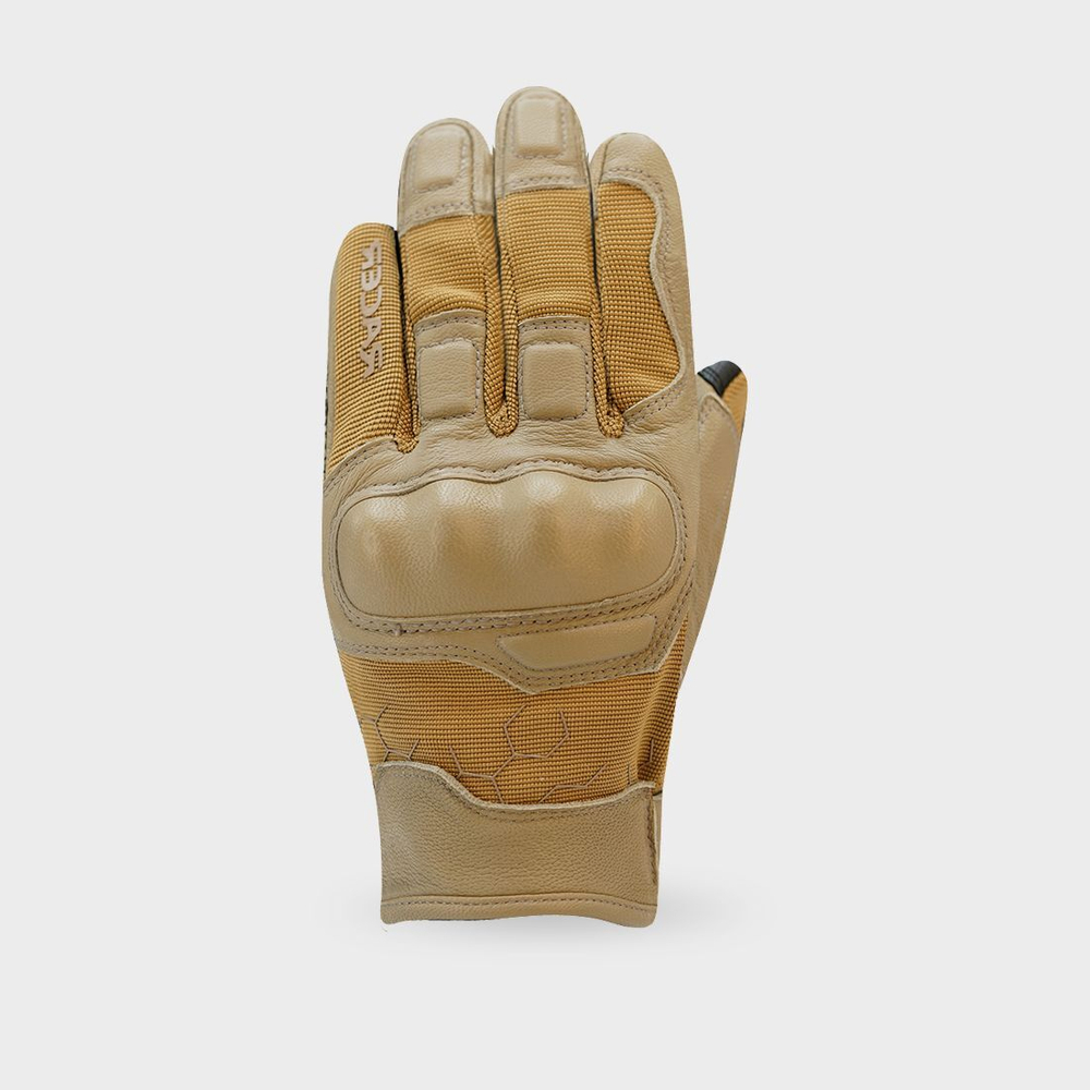 мотоперчатки RACER SHOOTER Khaki/Brown