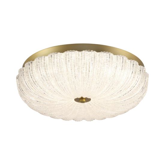 7719/48L PIKO LED SN 027 Светильник металл/стекло/прозрачный/золотой LED 48Вт 3000-6500K D400 IP20 пульт ДУ TESORO