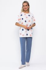 Блуза Тори (белая) Б13519-20М LT Collection