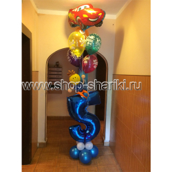 цифра 5 на день рождения shop-shariki.ru
