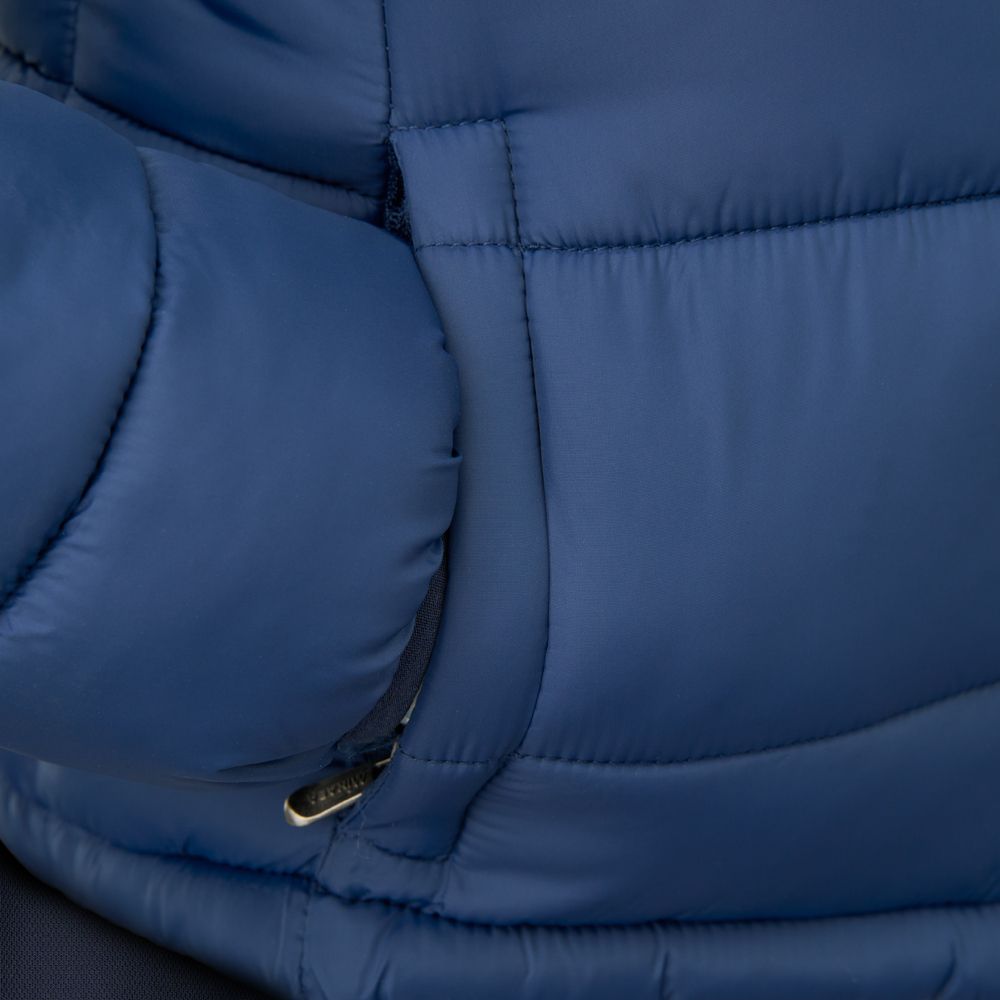 СЦ*Куртка утепленная с капюшоном жен. MIKASA MT913-036-M, р.M, полиэстер, нейлон, синий