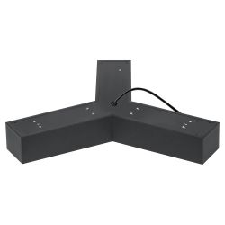 Светильник LED ЭРА Geometria SPO-141-B-40K-028 Igrek 28Вт 4000K 1900Лм IP40 600*80 черный подвесной драйвер внутри