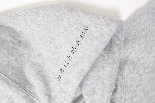 Худи M серый меланж - фото 2