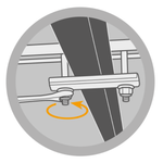 Палатка на крышу автомобиля AUTOHOME MAGGIOLINA AIRLANDER PLUS MEDIUM GRAY X-LONG, серый тент, лестница 215 мм