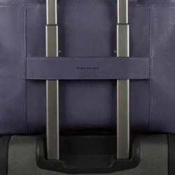 Сумка мужская Piquadro Black Square из натуральной кожи синяя (CA2849B3/BLU4) 7