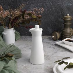 Соусник 150 мл бутылочка для соевого соуса белый фарфор P.L. Proff Cuisine [6]