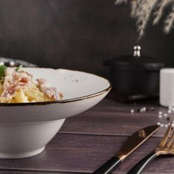 Тарелка глубокая 250 мл d 20,5 см h8 см для пасты   Noble [1]