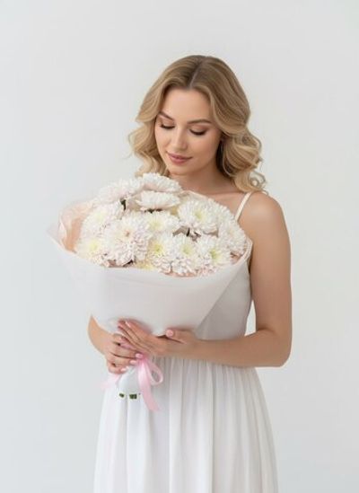 Букет "Зефирка" розовый