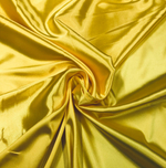 Ткань атлас-стрейч желтый, арт.324706