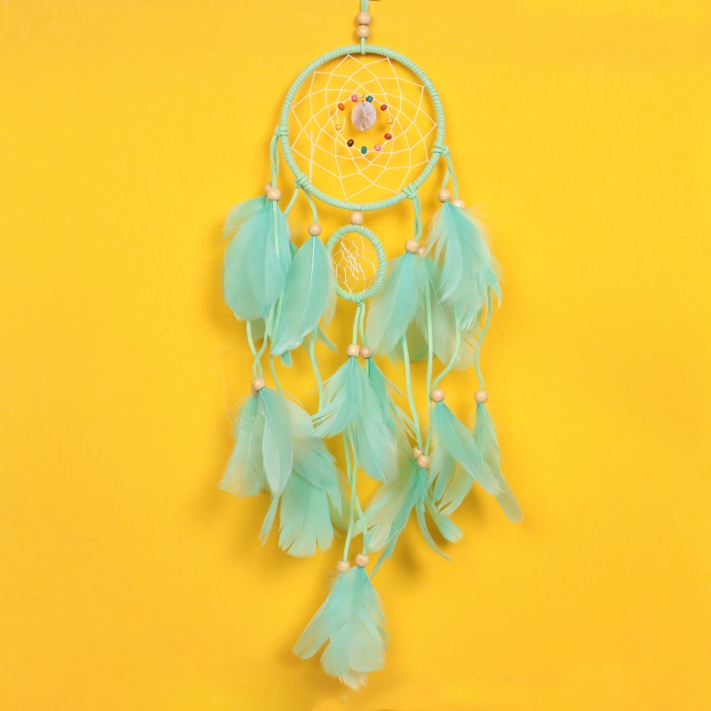 Украшение-оберег «Ловец Снов-Magical dream» 11*50см цвет нежно-зеленый