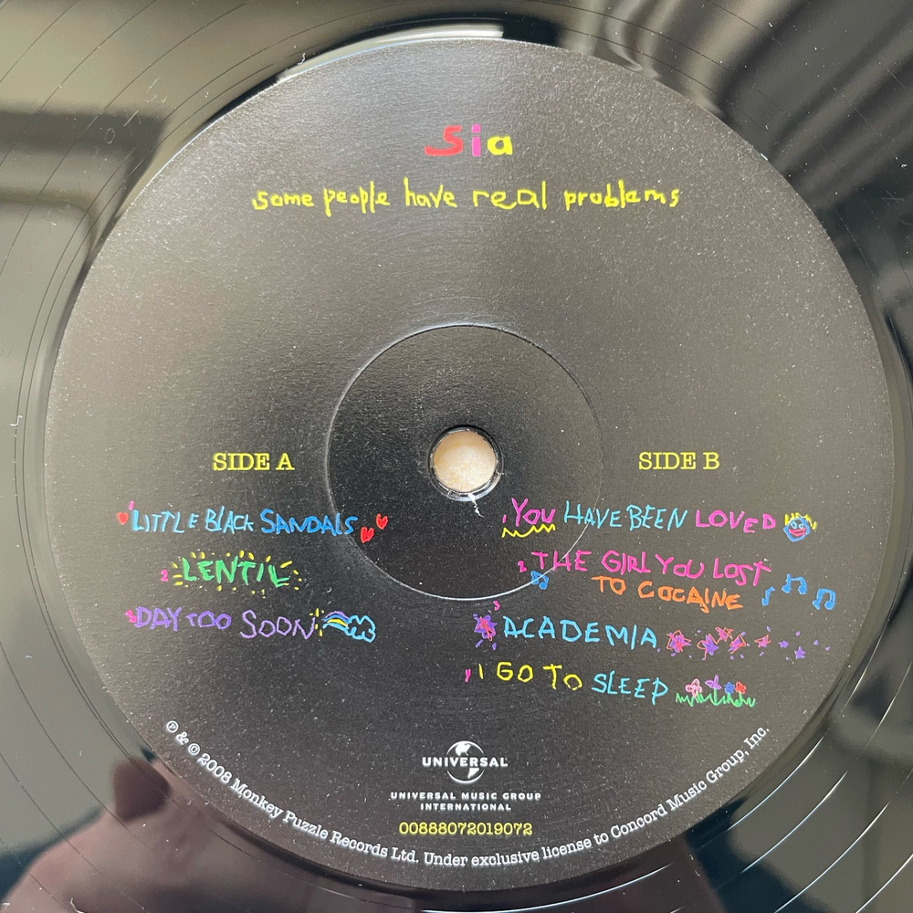Винтажная виниловая пластинка LP Sia Some People Have Real Problems (Европейский Союз 2017)