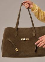 Замшевая сумка Bossy DBR 31382 тундра