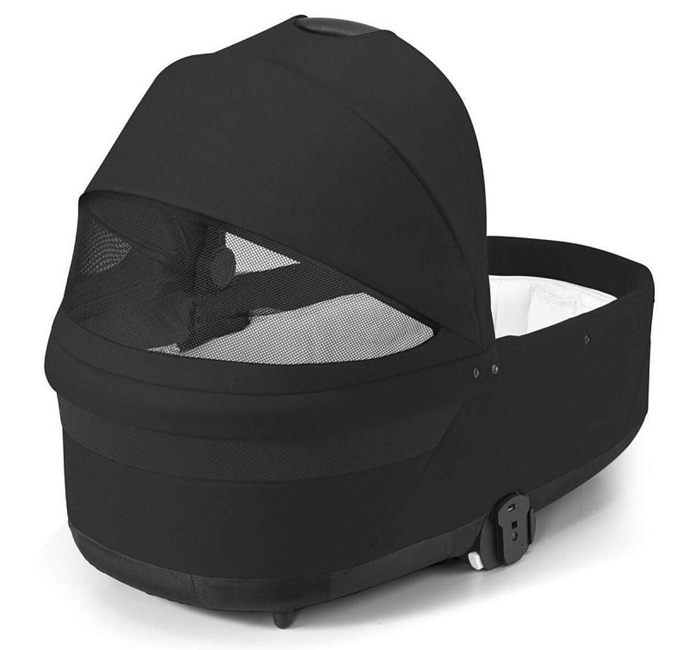 Коляска Cybex Balios S Lux BLK complete Cloud G Fog Grey 3 в 1 Moon Black с дождевиками