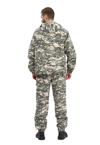 Костюм "Маскхалат" брюки (кмф "Цифра св.серый")