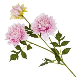 GAEM Цветок искусственный с каплями росы "Пион" , L12 W10 H66 см