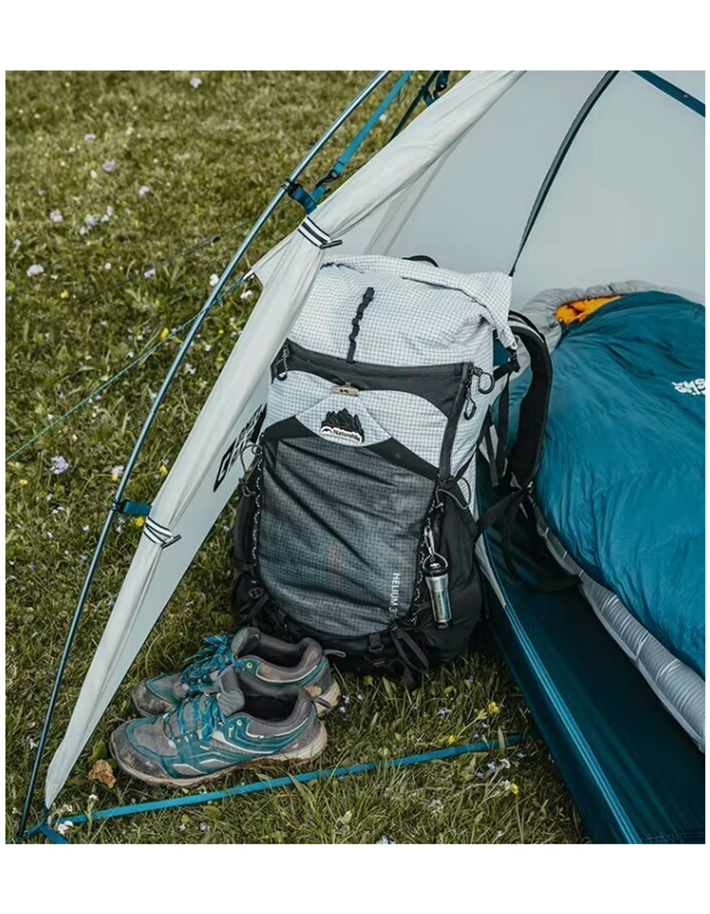 Палатка Naturehike Jims Gear Si 1-местная, алюминиевый каркас, сверхлегкая, белая