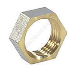 Контргайка латунь никель Ду 15 (1/2") ВР 9020 ГОСТ 32585-2013 Aquasfera 9020-01