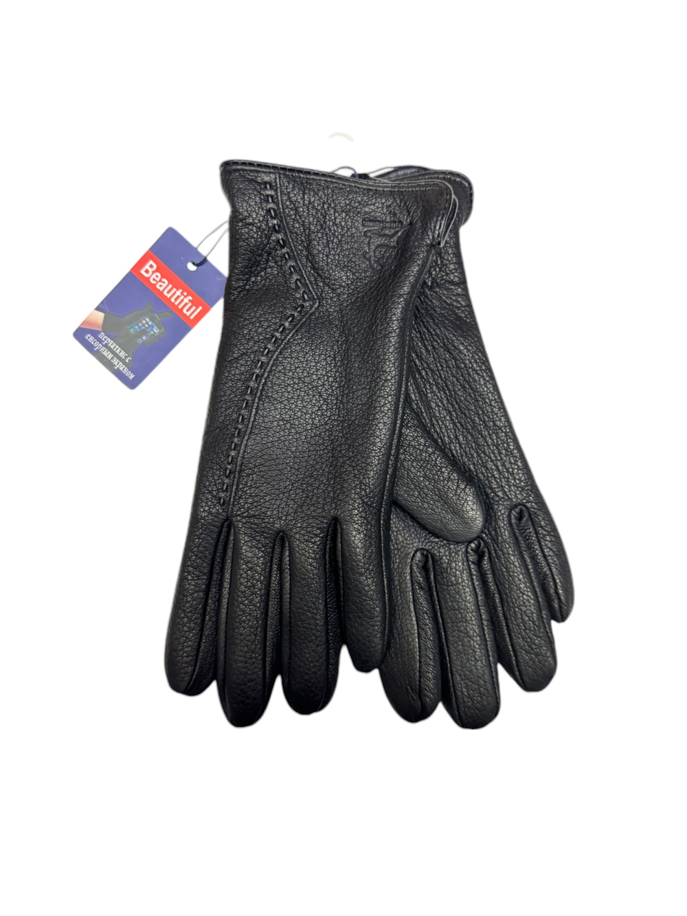 Перчатки. Женские. Материал верха: Кожа оленя. Подклад: Трикотаж-шерсть.5 шт в упаковке.