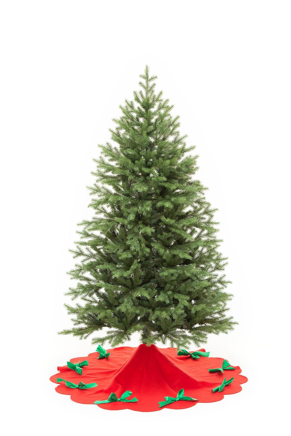 Елка Половинка «Графская» пристенная-угловая (Литая+пвх) от 1,5 м до 2,1 м