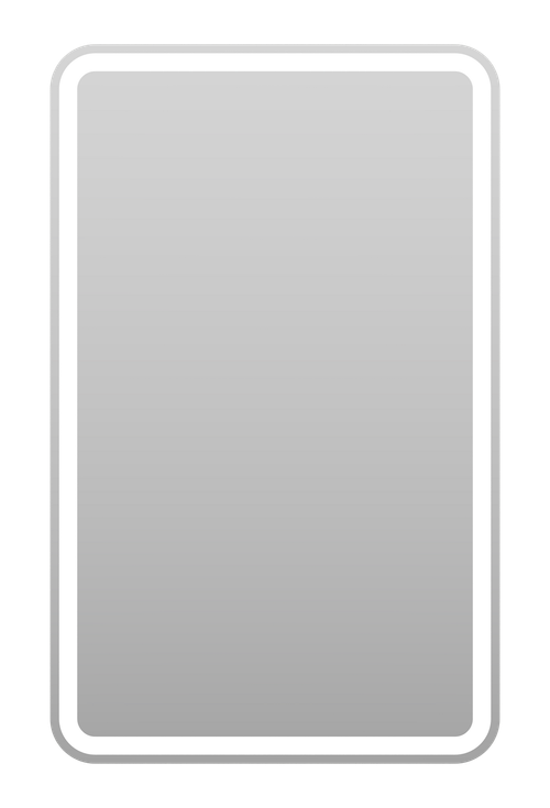 Зеркало Misty 3 Неон 500x800 (сенсор на корпусе)