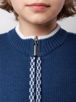 Кофта вязаная на молнии