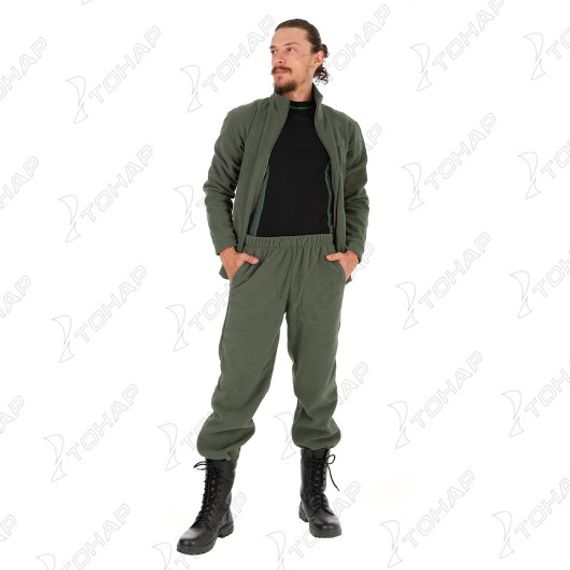 Костюм флисовый HUNTER, цв.хаки р.48-50/170-176 Helios