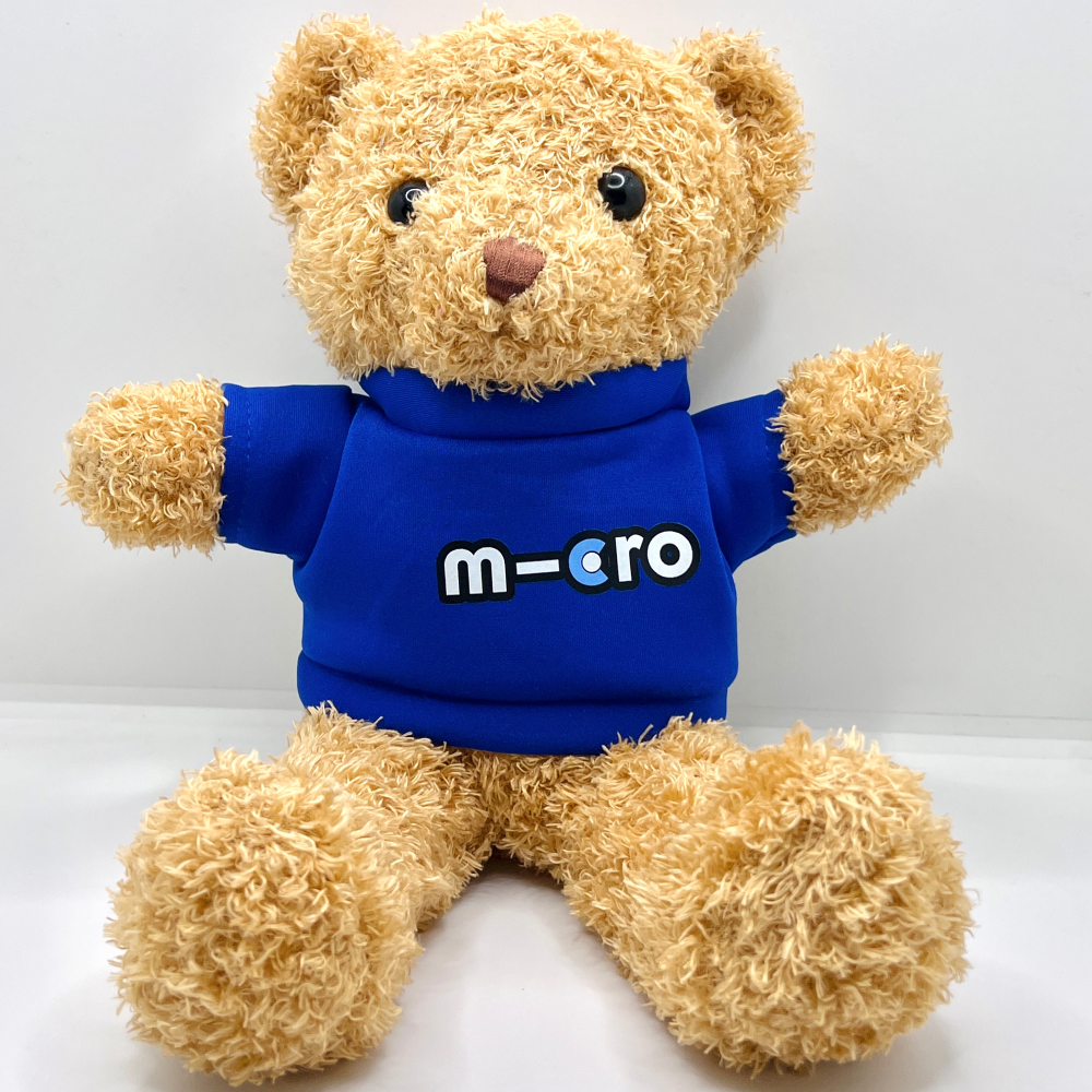 Мягкая плюшевая игрушка Медведь с лого m-cro