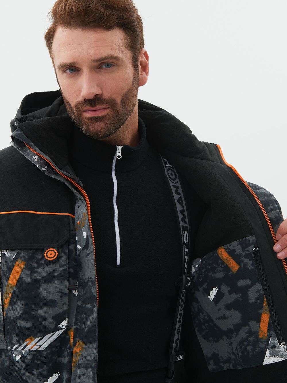 Костюм зимний Канада V-2 ткань Исландия цвет КМФ192/Черный