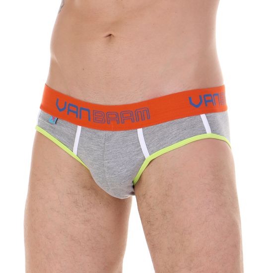 Трусы мужские брифы серые Van Baam 45190