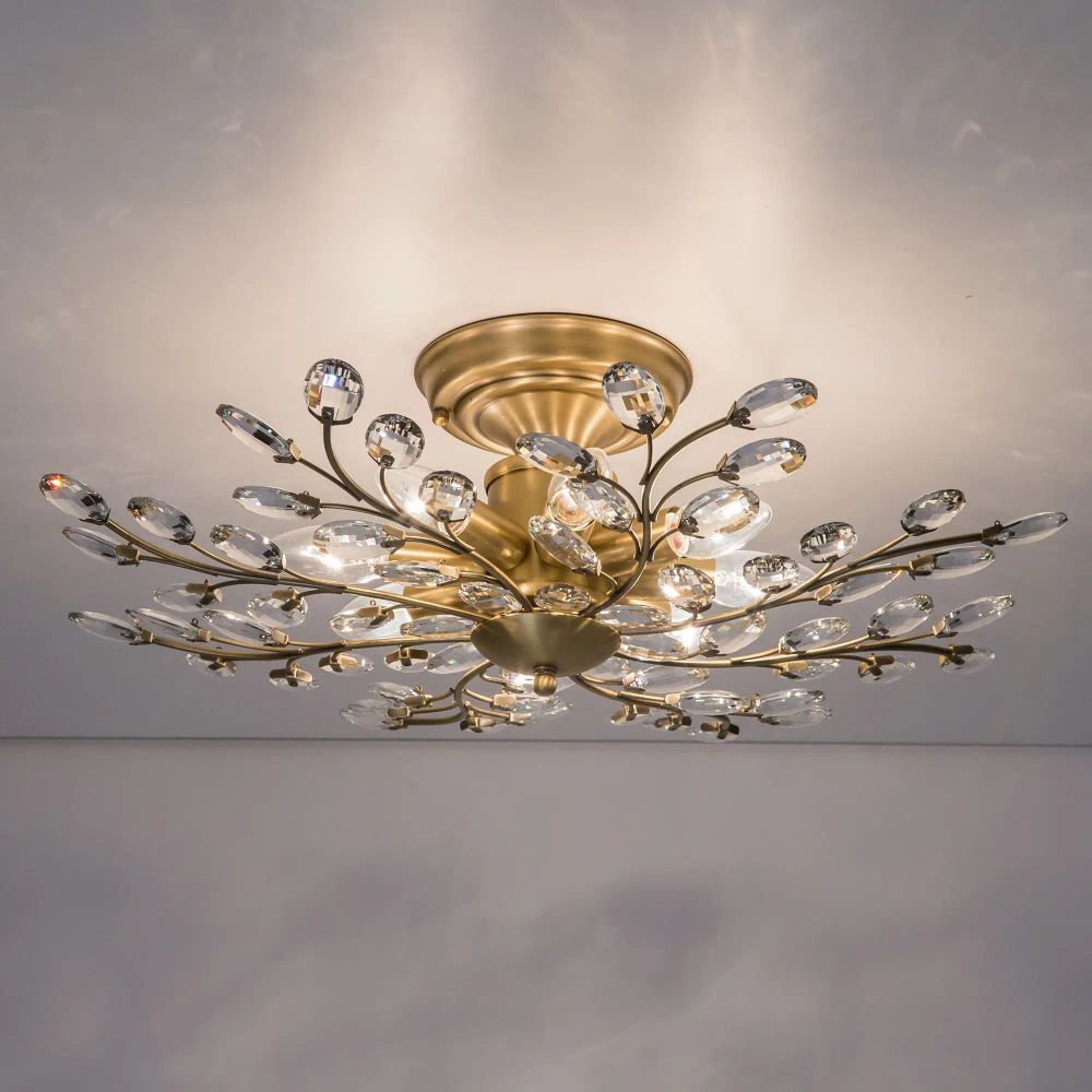 Citilux Серенада CL315183 Люстра хрустальная Бронза