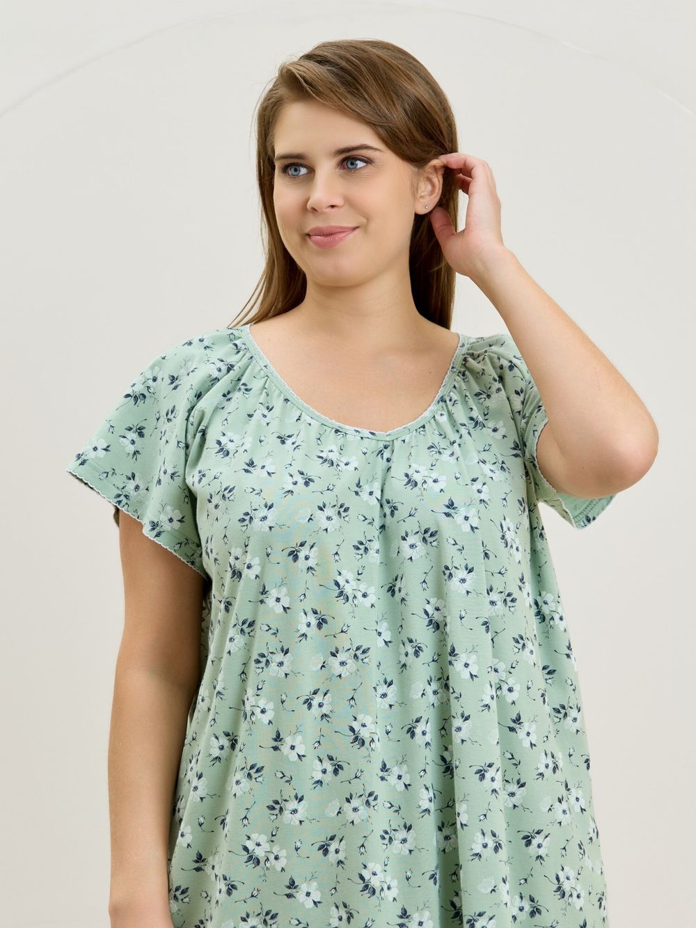 Ночная сорочка Эла Виотекс ЗЕЛЁНЫЙ