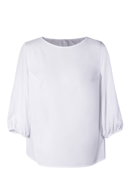 Блузка женская 3246ЛПА, белый #176Бел093246ЛП