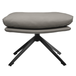 Оттоманка HUG светло-серый, экокожа