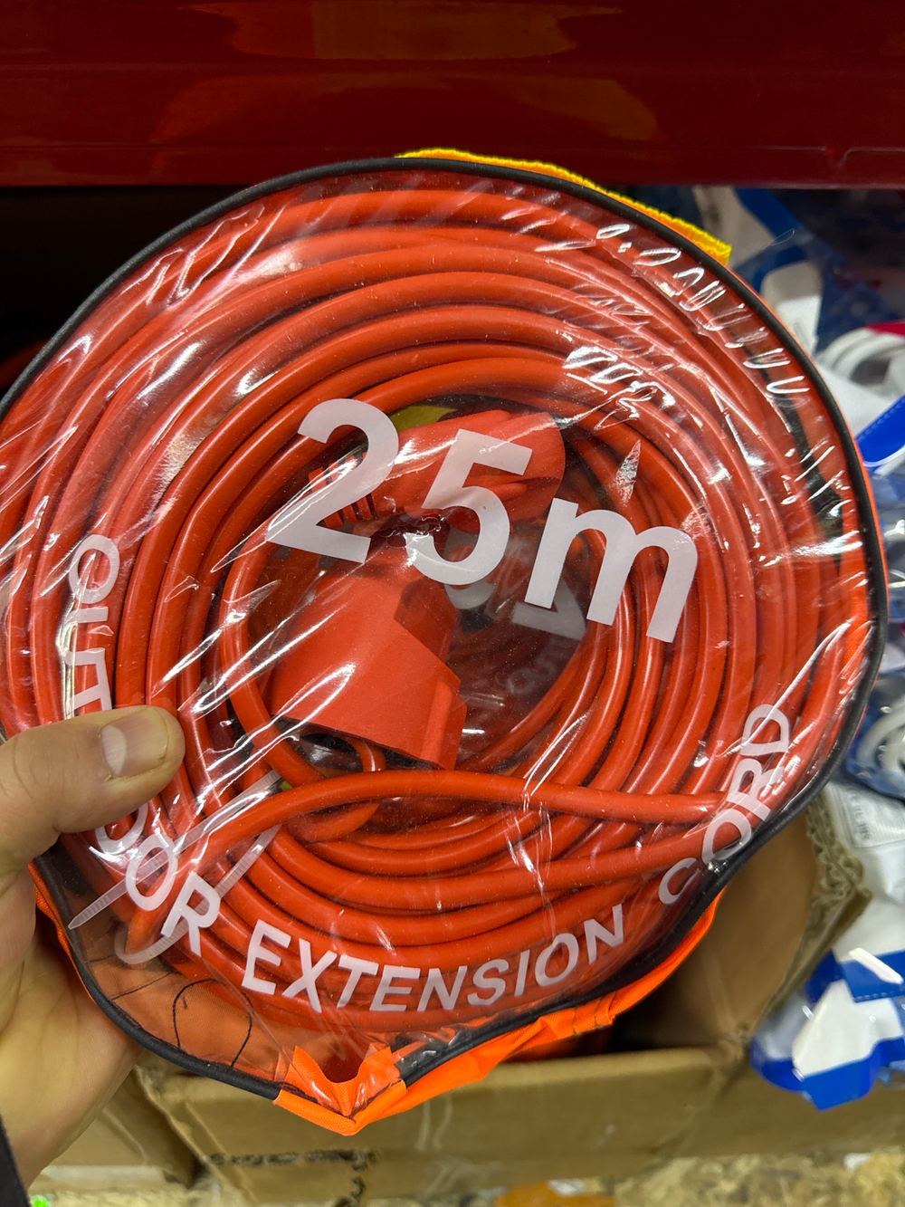 удлинитель оранжевый 25м