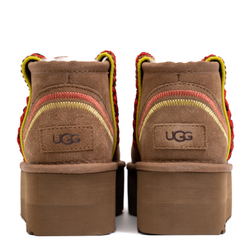 UGG Classic Ultra Mini Braid Platform Chestnut