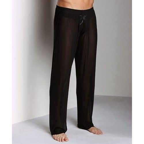 Мужские штаны в сетку черные N2N Sheer Mesh Black Pants