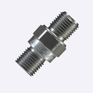 Обратный винтель ST-264, нерж.сталь, вход-выход 1/4внеш, 400bar