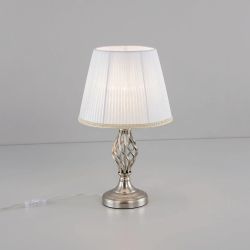 Citilux Вена CL402811 Настольная лампа с абажуром Хром