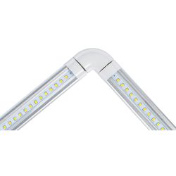 ULM-F45-2x6W-4500K IP20 SILVER Светильники светодиодные для мебели. набор из 2-х шт. Механический выключатель. 600x25x8мм. 2x500Lm. ТМ Uniel