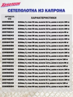 Сетеполотно капрон 210den/3, яч. 60 кукла